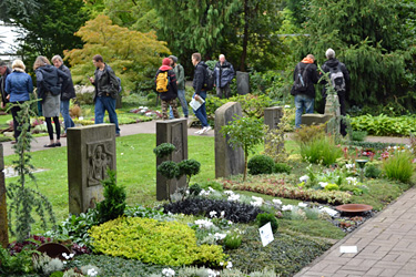 Mustergrabanlage auf dem Gelände des Bildungszentrums Gartenbau Essen
