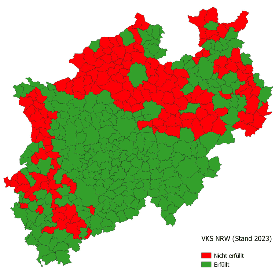 Anteil an Kleinstrukturen in NRW 2023