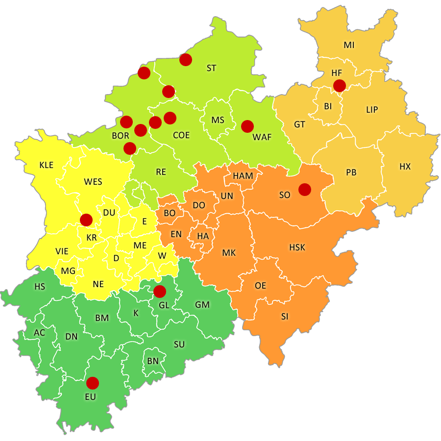 Ausbildungsbetriebe Milchtechnologe/in in NRW Ausbildungsbetriebe Milchtechnologe/in in NRW