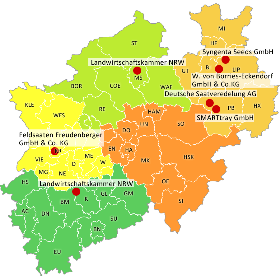 Ausbildungsbetriebe Pflanzentechnologe/in in NRW