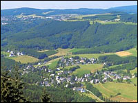 Elkeringhausen - Blick auf das Dorf