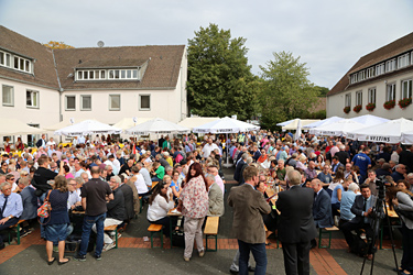 Dorfwettbewerb 2018: Blick in den Innenhof