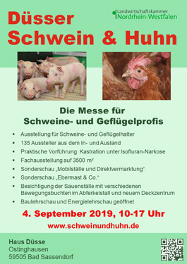 Infoblatt zur Düsser Schwein & Huhn 2019
