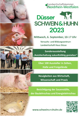 Plakat zur Düsser Schwein & Huhn 2023
