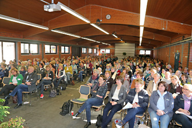 Volle Halle beim Bäuerinnenforum 2017