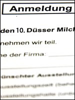 Anmedeunterlagen für Aussteller