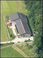 Luftbild Öko-Schweinestall