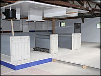 Blick in den neuen Mastschweinebereich