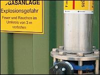 Explosionsschutz an der Biogasanlage
