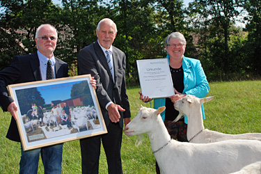 Hans-von-Bemberg-Preis 2013 für die Ziegenzüchterin Hedwig Eusterwiemann