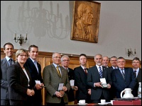 Bronzene und silberne Kammerplaketten in Coesfeld und Recklinghausen