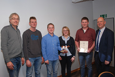 Sieger im NRW-Mannschaftswettbewerb des Landesmelkwettbewerbs 2018:
