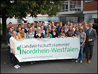 Auszubildende der Landwirtschaftskammer Nordrhein-Westfalen 2012