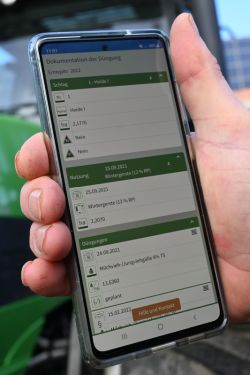 Mobile Ansicht Düngeportal