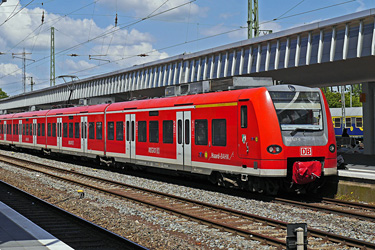 Bahnsteig in Münster