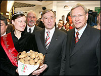 Bundespräsident Horst Köhler am NRW-Stand, Grüne Woche