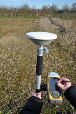 Flächenvermessung mit GPS