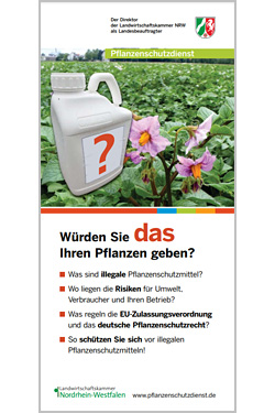 Flyer Illegale Pflanzenschutzmittel