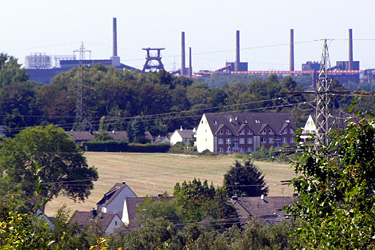 Feld in der Stadt Essen