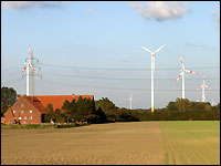 Westfälischer Hof mit Windrädern