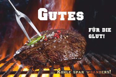 Postkarte "Grillfleisch"