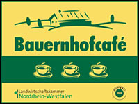 Kaffeetassen als Qualitätszeichen für Bauernhofcafes