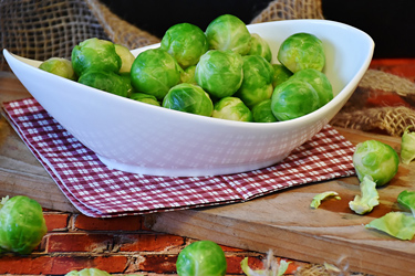 Rosenkohl in einer Schale