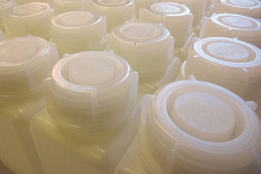 Flaschen aus Kunststoff für Gülleproben