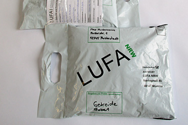 LUFA NRW versandtasche