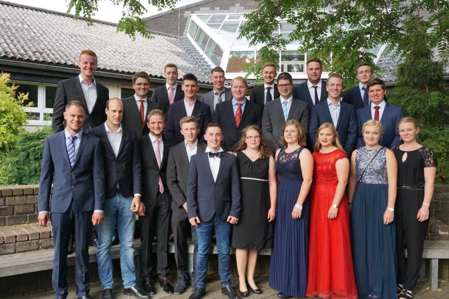 Die Abschlussklasse O2 des Jahres 2019 der Fachschule Köln-Auweiler
