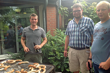 Grillfest in Köln-Auweiler, Sommer 2017