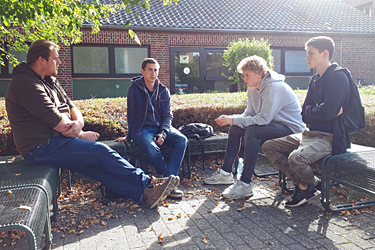 Klever Gesamtschule zu Besuch