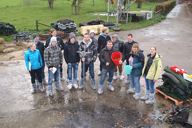 Ökoschüler Silageprobe