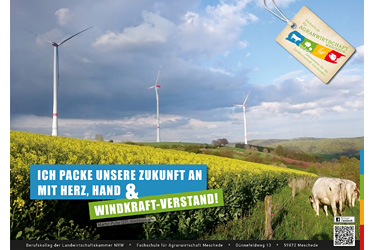 Plakat 04 Windkraft-Verstand - Fachschule für Agrarwirtschaft Meschede