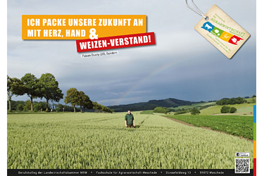 Plakat 07 Weizen-Verstand - Fachschule für Agrarwirtschaft Meschede