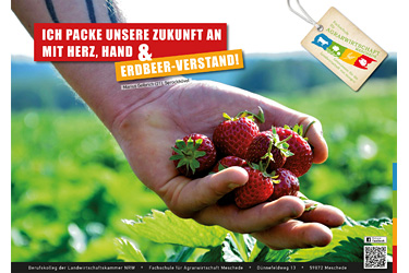 Plakat 10 Erdbeer-Verstand - Fachschule für Agrarwirtschaft Meschede