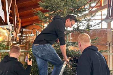 Weihnachtsbaum Fachschule Wolbeck