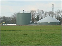 Biogasanlage mit Erdgas