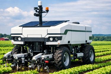 Roboter im Gartenbau - KI generiert