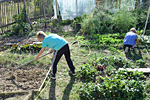 Der Garten macht auch den Kindern Spaß