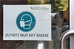 Zutritt nur mit Maske