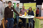 Stand der Klever Fachschule auf der Messe Greenlive