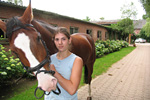 Pferdewirtin mit Pferd. Foto: Christiane Närmann-Bockholt