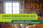 Umnutzungsforum 2025