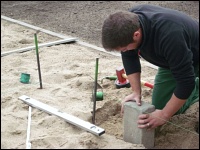 Praktische Übung im Gartenbau