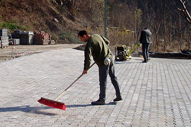 Betonpflaster verlegen