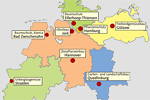 Karte der Norddeutschen Kooperation