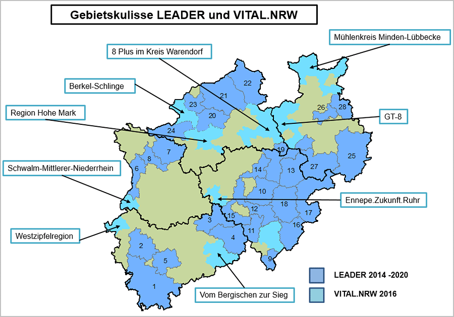 Karte VITAL.NRW