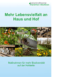 Broschüre Mehr Lebensvielfalt in Haus und Hof