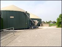 Fermenter der Biogasanlage